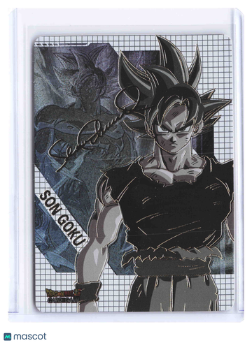 2022 Bandai Dragon Ball Super Card Collection Son Goku Foil Silver Foil Signature Print