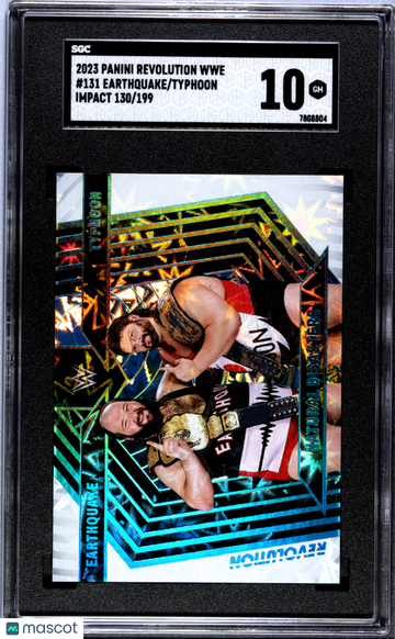 2023 Panini Revolution WWE Earthquake/Typhoon #131 Impact SGC 10