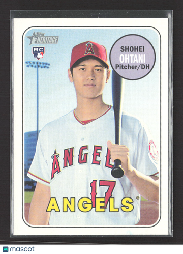 2018 Topps Heritage Shohei Ohtani #600 RC