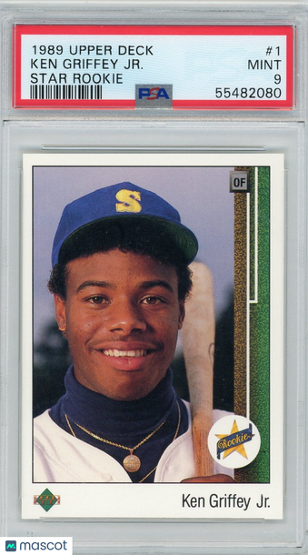 1989 Upper Deck Ken Griffey JR. #1 Star Rookie PSA 9