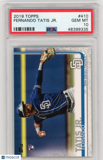 2019 Topps Fernando Tatis JR. #410 PSA 10