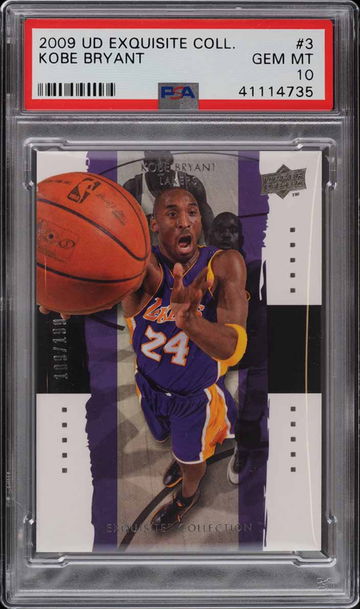 2009 Exquisite Collection /199 KOBE BRYANT PSA 10 (POP 3)