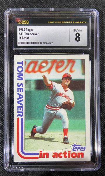 1982 Topps Tome Seaver In Action CSG