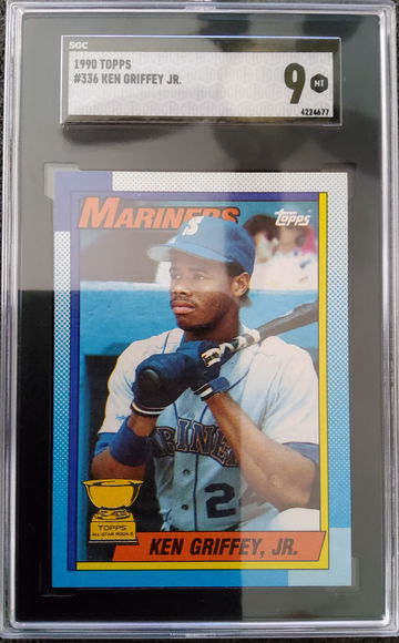 1990 Topps 336 Ken Griffey Jr SGC 9