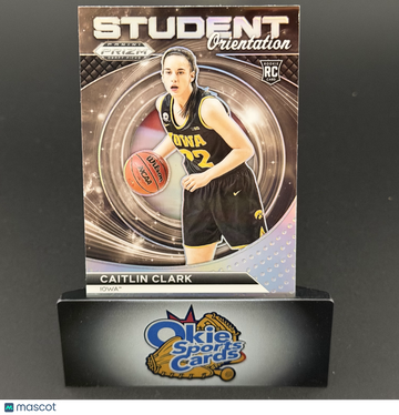 2024 Panini Prizm Draft Picks Caitlin Clark #22 Silver Prizm Parallel/Variety Rookie Insert