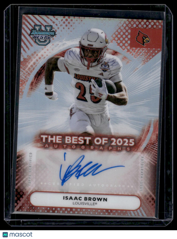 2025 Bowman University's Best Football - Best of 2025 Autographs Isaac Brown #BOA-IB