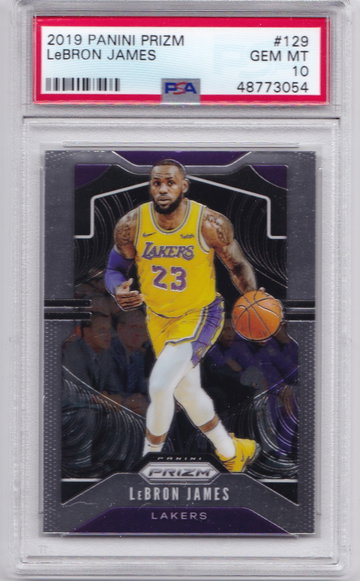 LeBron James 2019 Prizm PSA 10