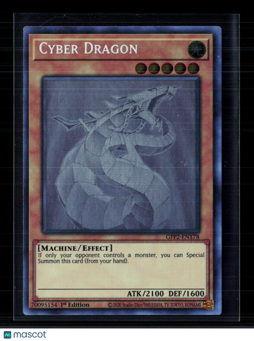 2022 Yu-Gi-Oh! Ghosts From the Past: The Second Haunting Cyber Dragon Ghost Rare 1st Edition