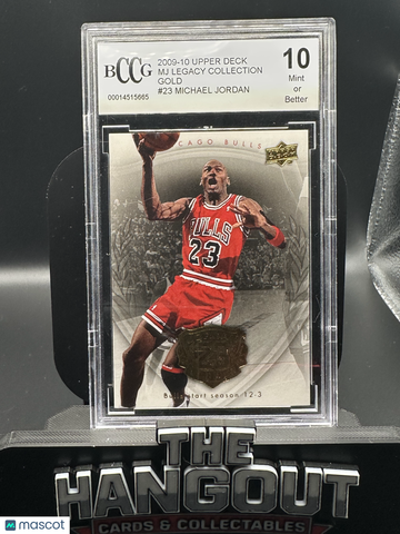 2009 Upper Deck Michael Jordan Legacy Collection Gold Michael Jordan #23 BGS 10