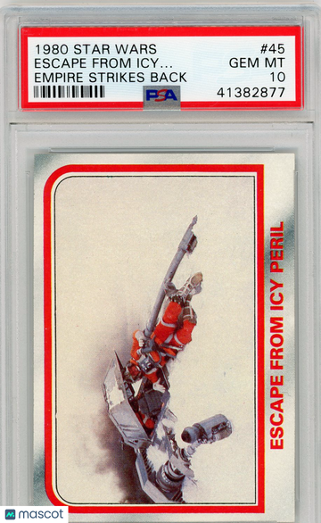 1980 Star Wars Empire Strikes Back Escape From Icy.. . #45 PSA 10