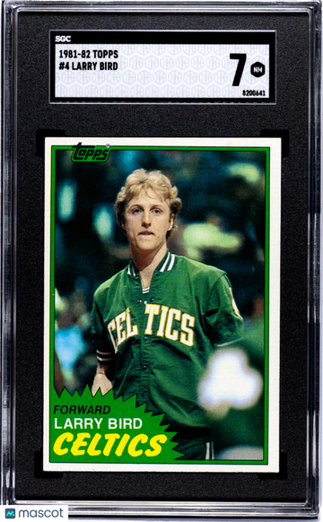 1981 Topps Larry Bird #4 SGC 7