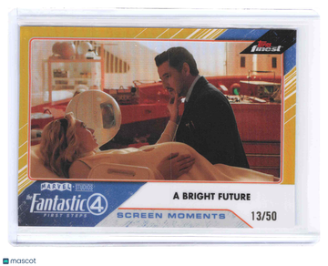 2026 Topps Finest Marvel Studios The Fantastic 4 First Steps Sue Storm Reed Richards Screen Moments 13/50 #SM-04