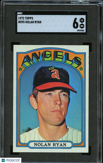 1972 Topps Nolan Ryan #595 [Base] Base Set SGC 6