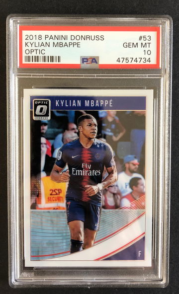 2018 Mbappe Donruss Optic #53 PSA 10