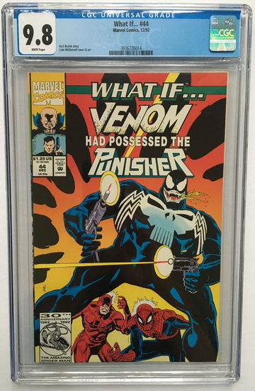 WHAT IF...#44 CGC 9.8 " VENOM Had Possessed The PUNISHER " FREE S/H.