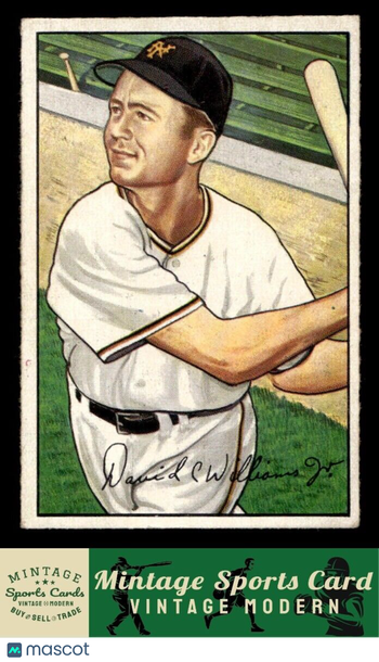 1952 Bowman Dave Williams #178 RC