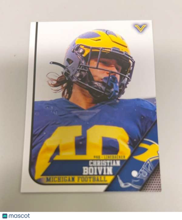 2023 Valiant Michigan Wolverines Christian Boivin #NNO