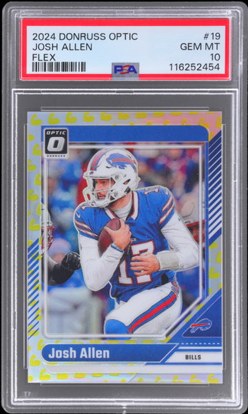 2024 Donruss Optic Josh Allen Flex PSA 10