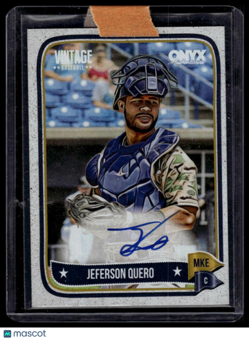 2024 Onyx Vintage Jeferson Quero #VAJEQU Autographs AU