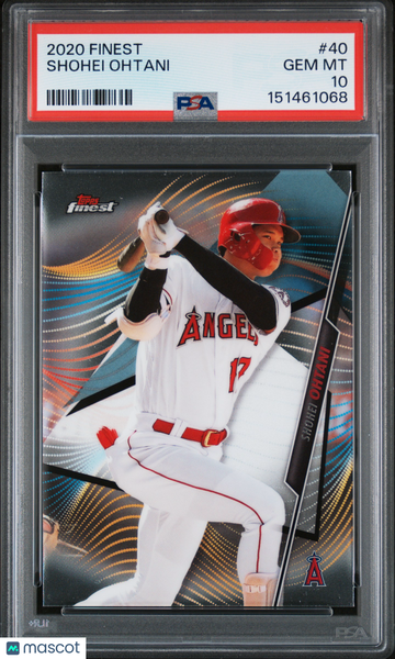 2020 Finest Shohei Ohtani #40 PSA 10