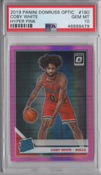 2019 Optic Coby White Hyper Pink PSA 10