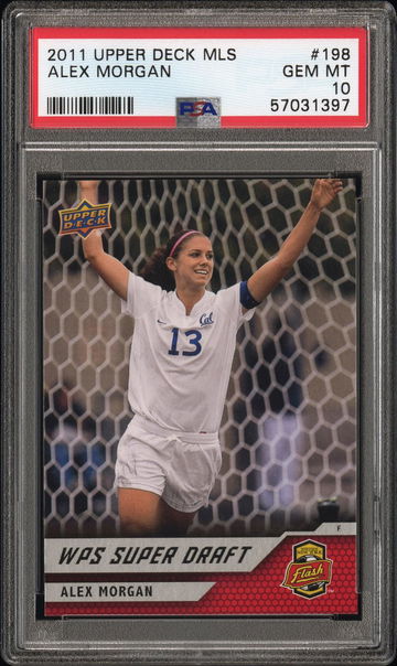 2011 Upper Deck Alex Morgan #198  PSA 10