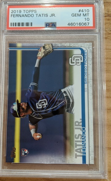 2019 Topps Series 2 Fernando Tatis Jr. 410 PSA 10