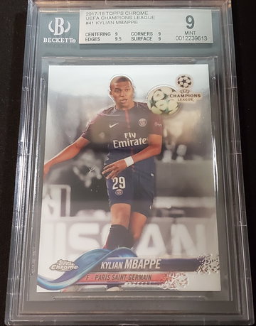 2017-18 Topps Chrome Kylian Mbappe