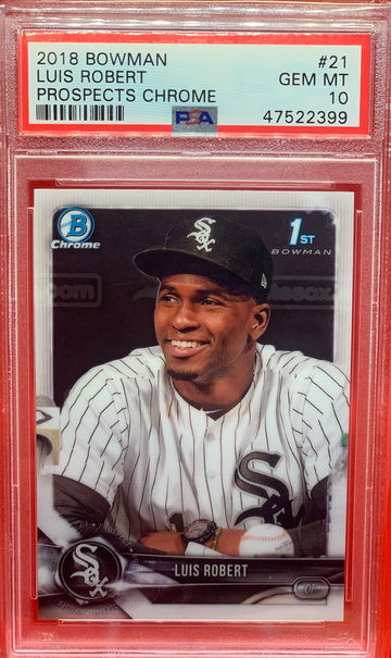 2018 Bowman Chrome Prospects Luis Robert PSA10 GEM MINT