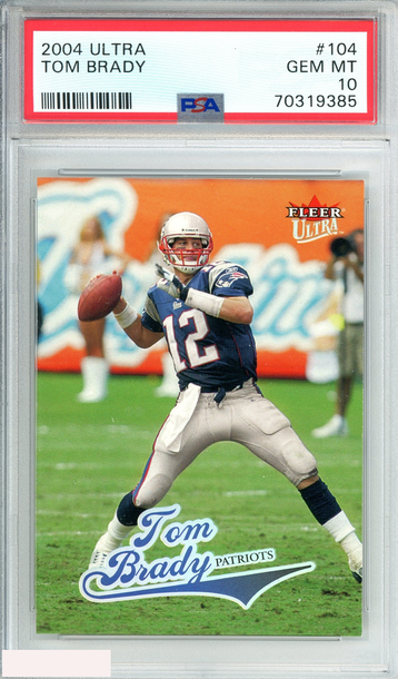 2004 ULTRA TOM BRADY #104 PSA 10 GEM MT
