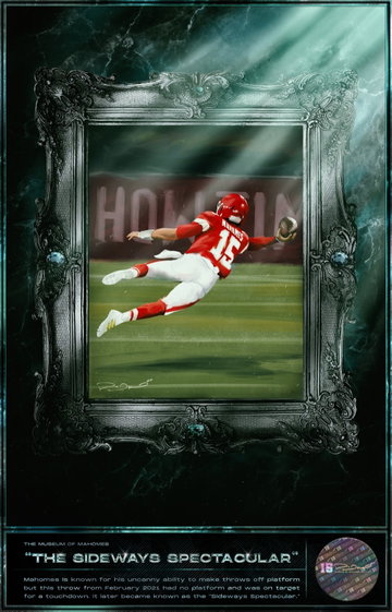 2021 Patrick Mahomes Sideways Spectacular #37 of 53