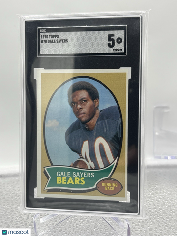 1970 Topps Gale Sayers #70 HOF SGC 5