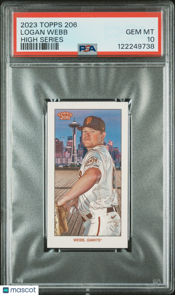 2023 Topps 206 High Series Logan Webb All-Star Game Background Variation PSA 10
