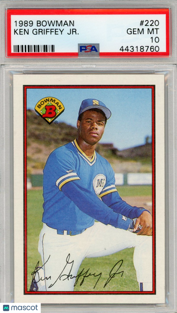 1989 Bowman Ken Griffey JR. #220 PSA 10