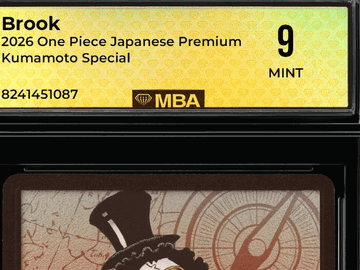 2026 One Piece Japanese Premium Kumamoto Special Brook 9 MBA 9