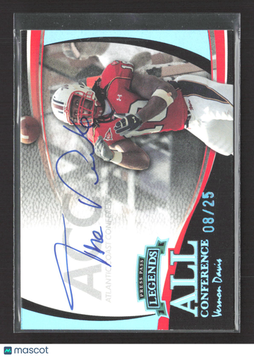 2006 Press Pass Legends Vernon Davis #AL-VD /25