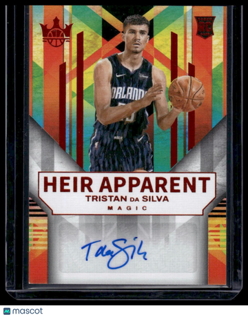 2024-25 Panini Court Kings Tristan da Silva #HA-TDS Heir Apparent Amber SN,AU