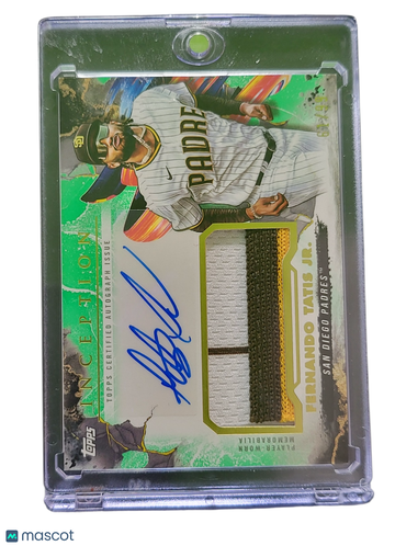 2023 Topps Inception Fernando Tatis Jr. #IAP-FT Green /99 Patch Player-worn Memorabilia