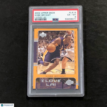 2002 Upper Deck I Love La! Kobe Bryant #LA14 I Love La! PSA 6