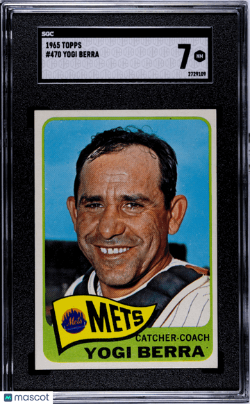 1965 Topps Yogi Berra #470 SGC 7