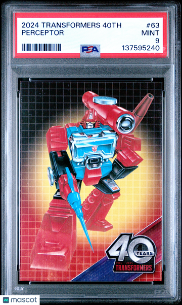2024 Dynamite Entertainment The Transformers 40th Anniversary Perceptor #63 PSA 9