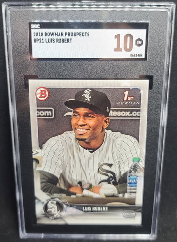 2018 Bowman Prospects Luis Robert #BP21 SGC 10