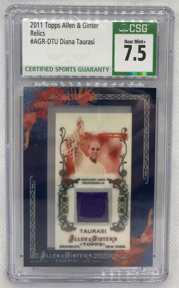 2011 Topps Allen & Ginter Relics #AGR-DTU Diana Taurasi CSG 7.5
