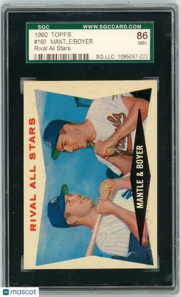 1960 Topps Rival All Stars #160 Rival All Stars SGC 7.5