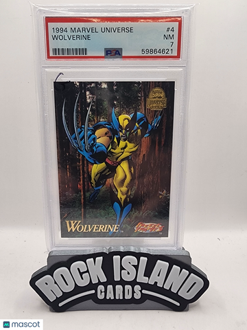 1994 Marvel Universe Wolverine #4 PSA 7