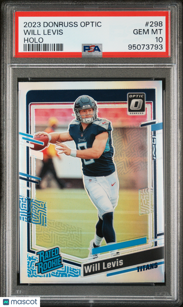 2023 Panini Donruss Optic Will Levis #298 Holo PSA 10