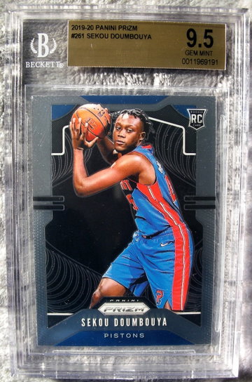Sekou Doumbouya 2019 Prizm #261 BGS 9.5