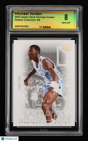 2012 Upper Deck Michael Jordan Master Collection Michael Jordan #9 MBA 8