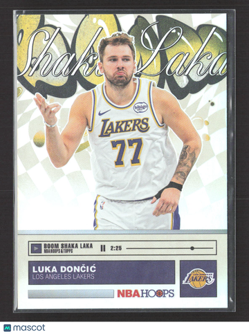 2026 Topps NBA Hoops Boom Shaka Laka Luka Dončić #BO-3