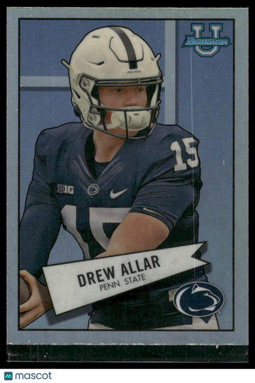 2022 Bowman University Chrome Drew Allar #52BF-25 1952 Bowman